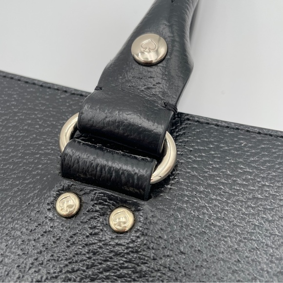 KATE SPADE New York Handbag black leather medium NWOT - Picture 2 of 11